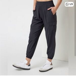 Vuori Villa Black Cargo Jogger Pants